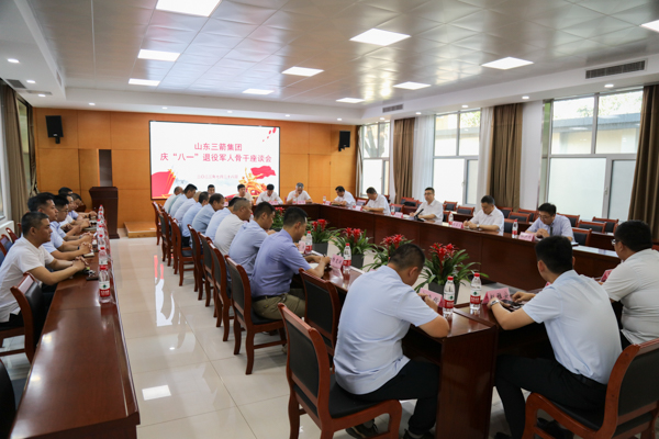 三箭集團召開慶?！鞍艘弧苯ㄜ姽?jié)退役軍人骨干座談會